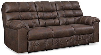 Derwin Reclining Sofa with Drop Down Table (D.O.D)