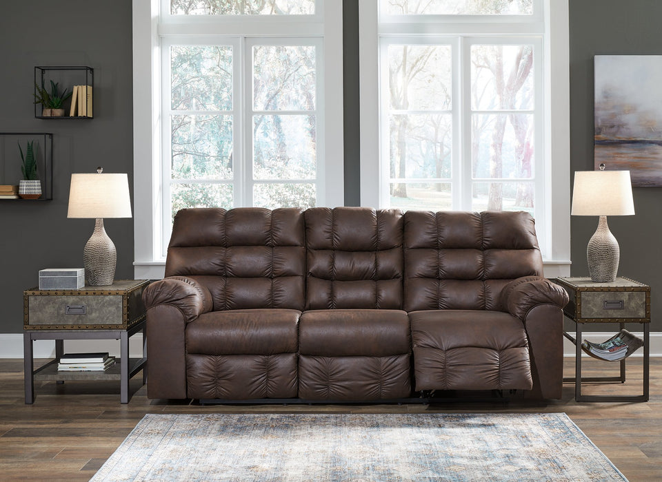 Derwin Reclining Sofa with Drop Down Table (D.O.D)