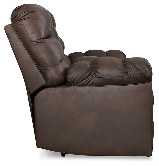 Derwin Reclining Loveseat with Console (D.O.D)