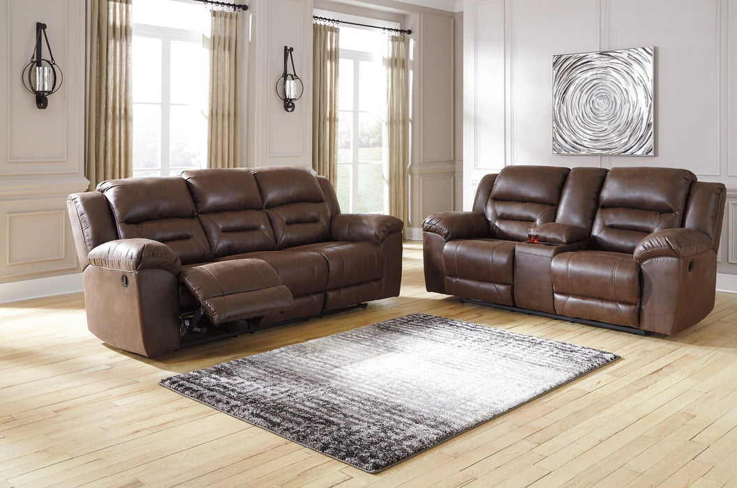 Stoneland Reclining Loveseat with Console (D.O.D)