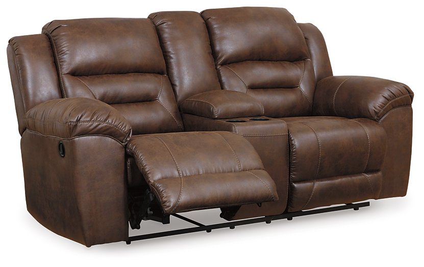 Stoneland Reclining Loveseat with Console (D.O.D)