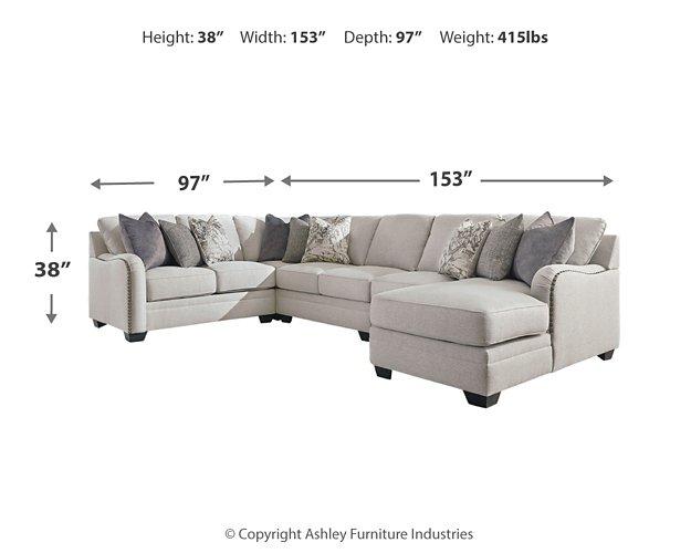 Dellara Sectional with Chaise (CLR)