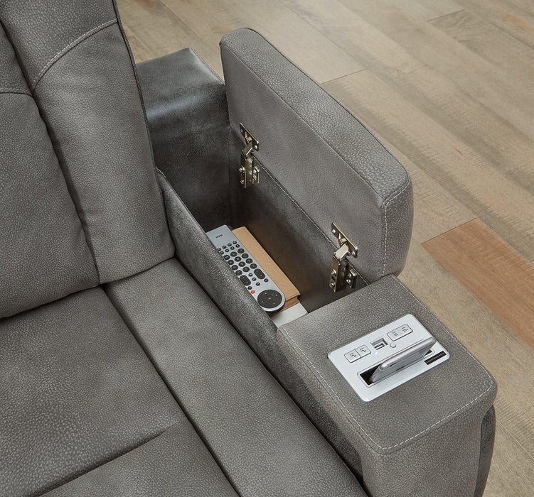 Next-Gen DuraPella Power Reclining Loveseat with Console (BFD)