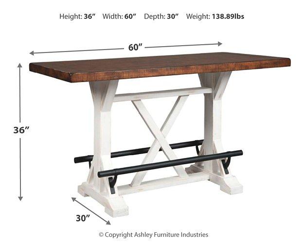 Valebeck Counter Height Dining Table (BFD)