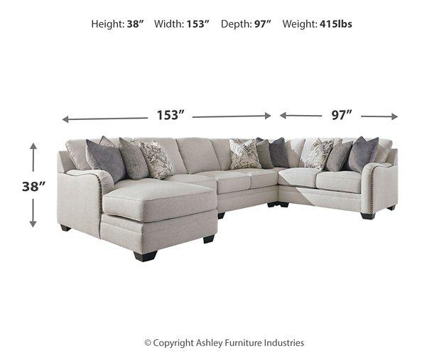 Dellara Sectional with Chaise (CLR)