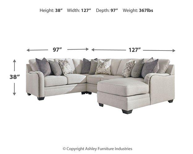 Dellara Sectional with Chaise (CLR)