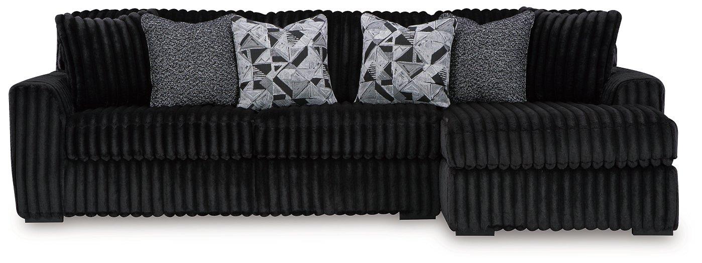 Midnight-Madness Sectional Sofa with Chaise (BFD)