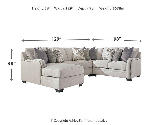 Dellara Sectional with Chaise (CLR)