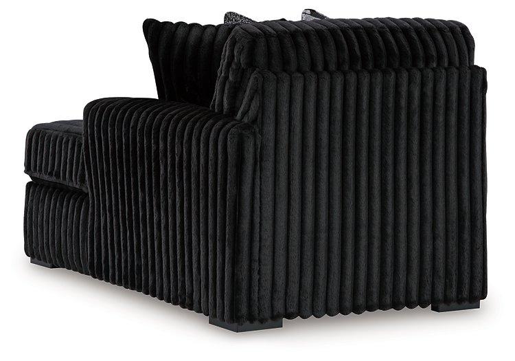 Midnight-Madness Sectional Sofa with Chaise (BFD)