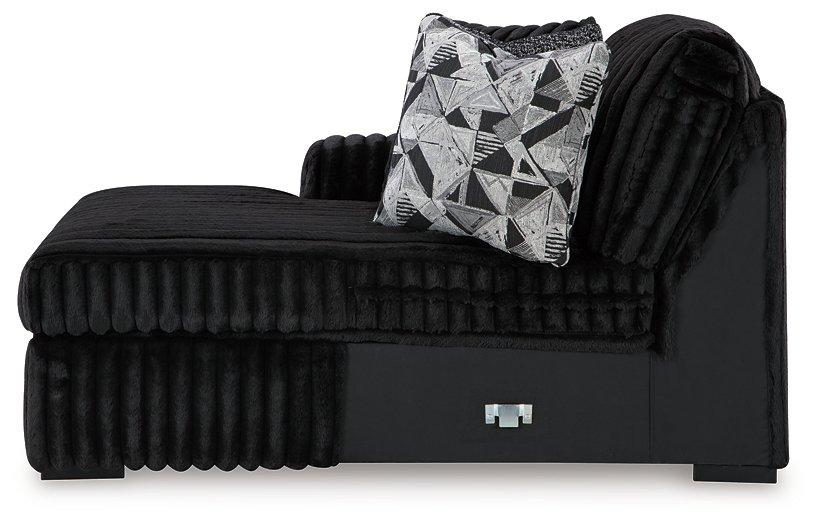 Midnight-Madness Sectional Sofa with Chaise (BFD)