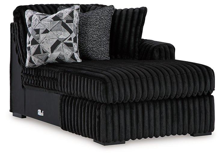 Midnight-Madness Sectional Sofa with Chaise (BFD)