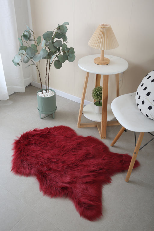 Sheepskin  Red - Faux Fur Shaggy image