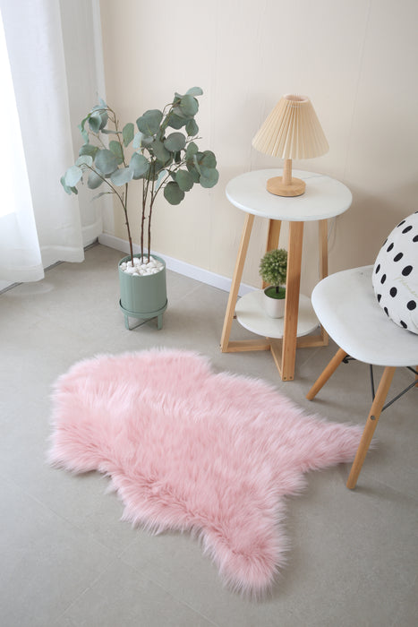 Sheepskin  Pink - Faux Fur Shaggy image